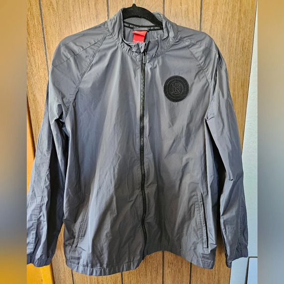 Nike F.C. N98 Windbreaker Jacket - Dark Grey/Black Size XL - Picture 3 of 6